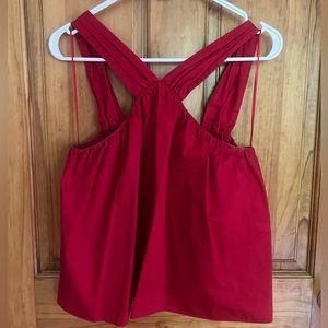 Red Zara top in a size S.